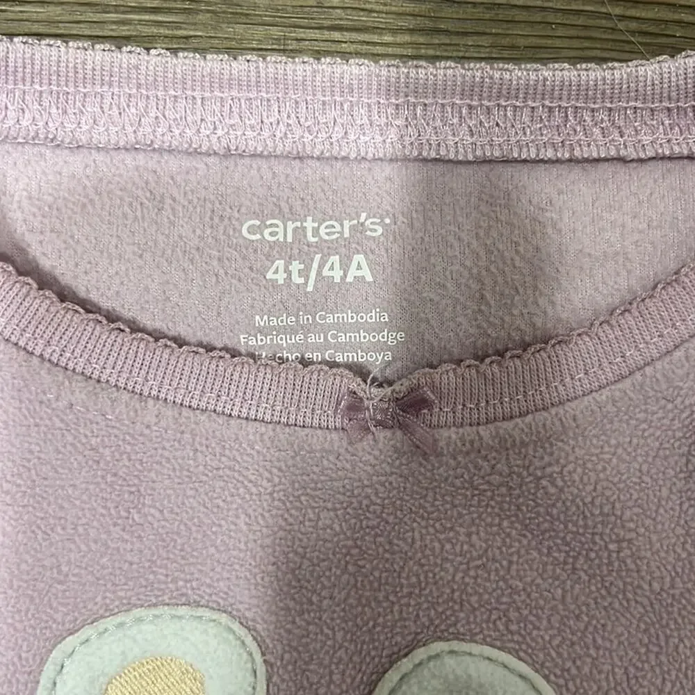 Carter’s Fleece PJ Sleep Top 4/4T